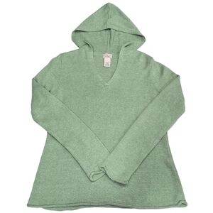 ✨2/$25 LL BEAN~VTG~Light Green~Linen Blend~ Pullover Light Sweater~Coastal~SM